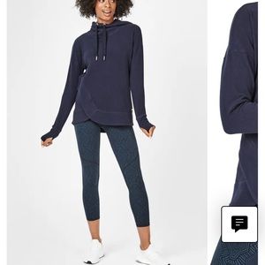 Sweaty Betty Escape Luxe Fleece Hoodie size S